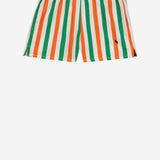 SHORT TROUSERS IN STRIPED COTTON