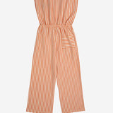 STRIPED ONE-PIECE SUIT