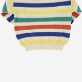 STRIPED COTTON SWEATER