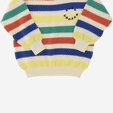 STRIPED COTTON SWEATER