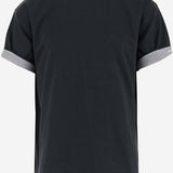 JERSEY AND COTTON POPLIN T-SHIRT