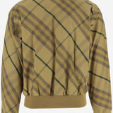 BOMBER IN COTONE CHECK