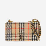 SMALL LOLA BOUCLÈ BAG WITH VINTAGE CHECK MOTIF