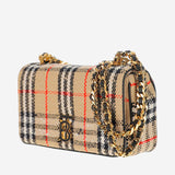 SMALL LOLA BOUCLÈ BAG WITH VINTAGE CHECK MOTIF