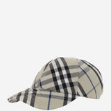 CAPPELLO DA BASEBALL IN MISTO COTONE CON MOTIVO CHECK