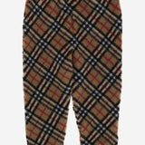 PANTALONI IN PILE CHECK