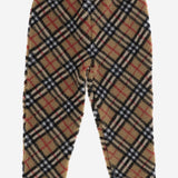 PANTALONI IN PILE CHECK