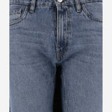 JEANS FLARED IN DENIM DI COTONE