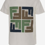 COTTON T-SHIRT WITH FF LOGO