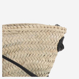 STRAW BAG WITH LOGO