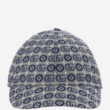 CANVAS HAT WITH GEOMETRIC GG