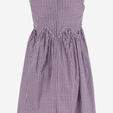 COTTON DRESS WITH VICHY PRINT