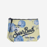 SCUBA CLUTCH WITH FLORAL PRINT