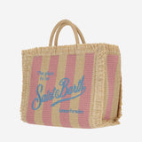 COLETTE TOTE BAG WITH STRIPED PATTERN