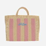 COLETTE TOTE BAG WITH STRIPED PATTERN