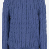 MAGLIONE IN COTONE CON LOGO