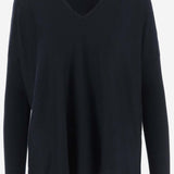 PULLOVER IN MISTO SETA E CASHMERE