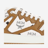 MCM MEXESAJ03COGNACOFFWHITE