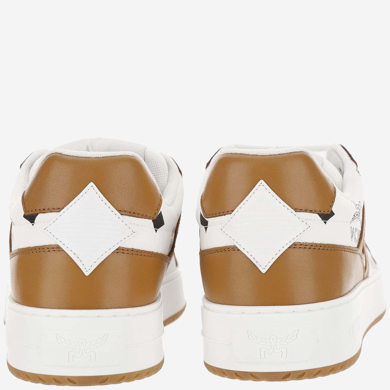 MCM MEXESAJ03COGNACOFFWHITE