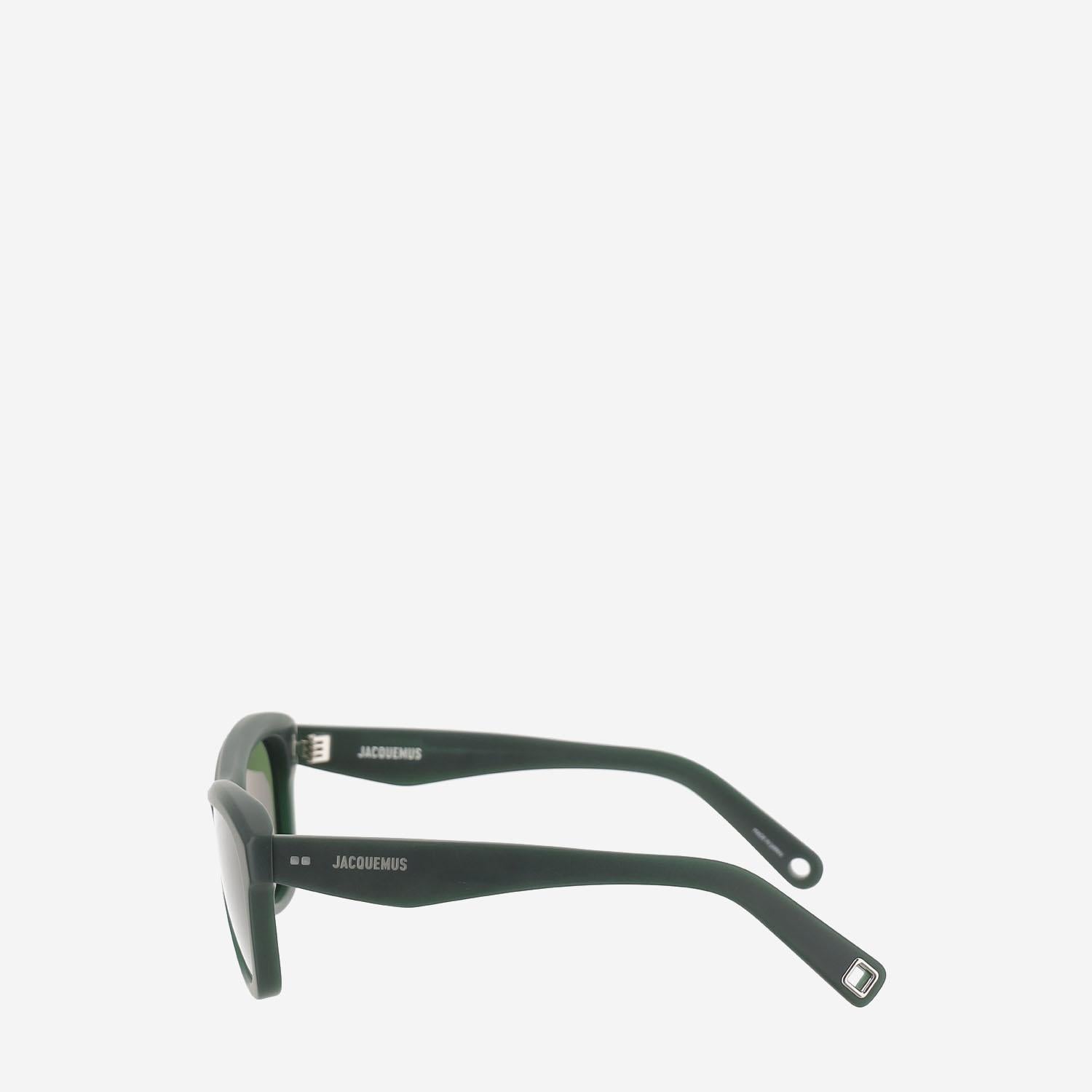 JACQUEMUS JAC59C3SUNMATTGREENSILVERGREEN